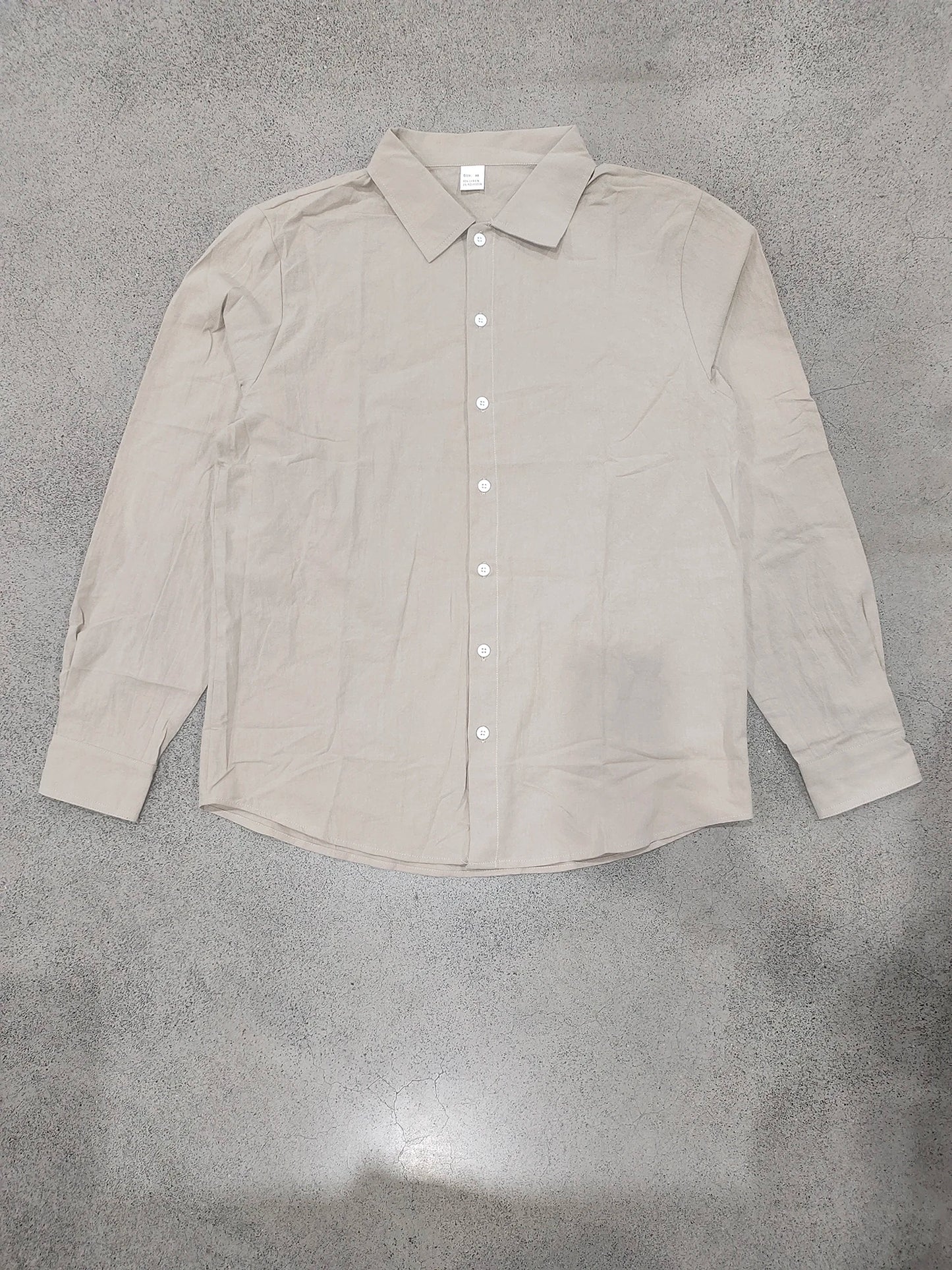 Men's Linen Button-Down Shirt | Long-Sleeved Casual Summer Top | A Comfortable, Casual and Fashionable Must-Have Item! (7 Colors )