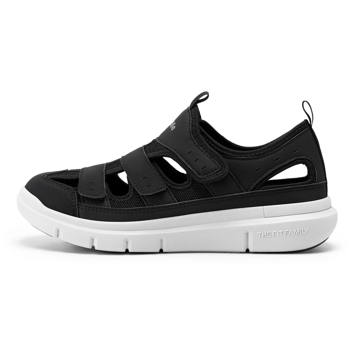 FitVille Men's Sandals Wide Design Diabetic Shoes Lightweight Breathable for Swollen Feet with Arch Support Sandals