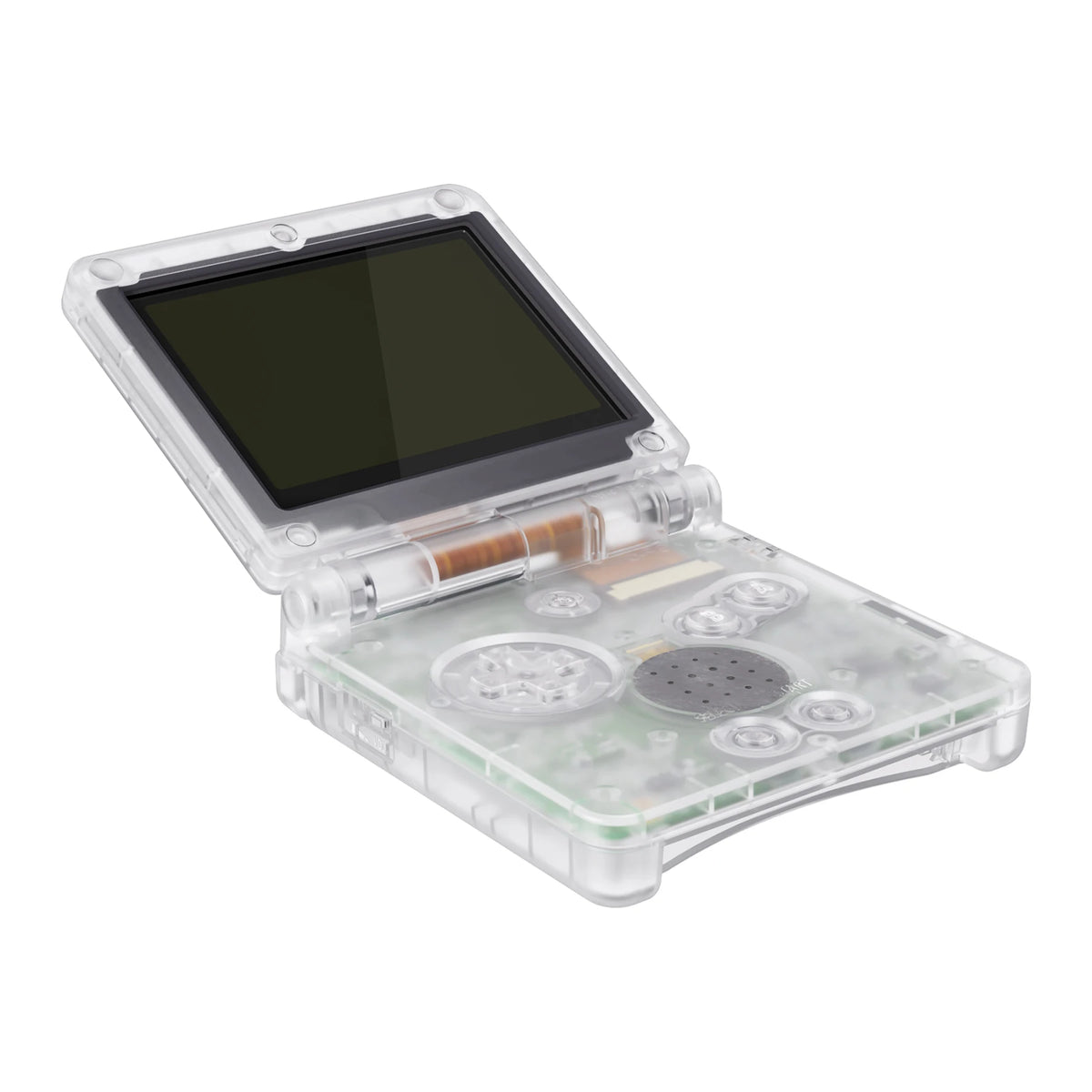 eXtremeRate IPS Ready Upgraded Clear Custom Replacement Housing Shell for Gameboy Advance SP GBA SP for Both IPS & Standard LCD