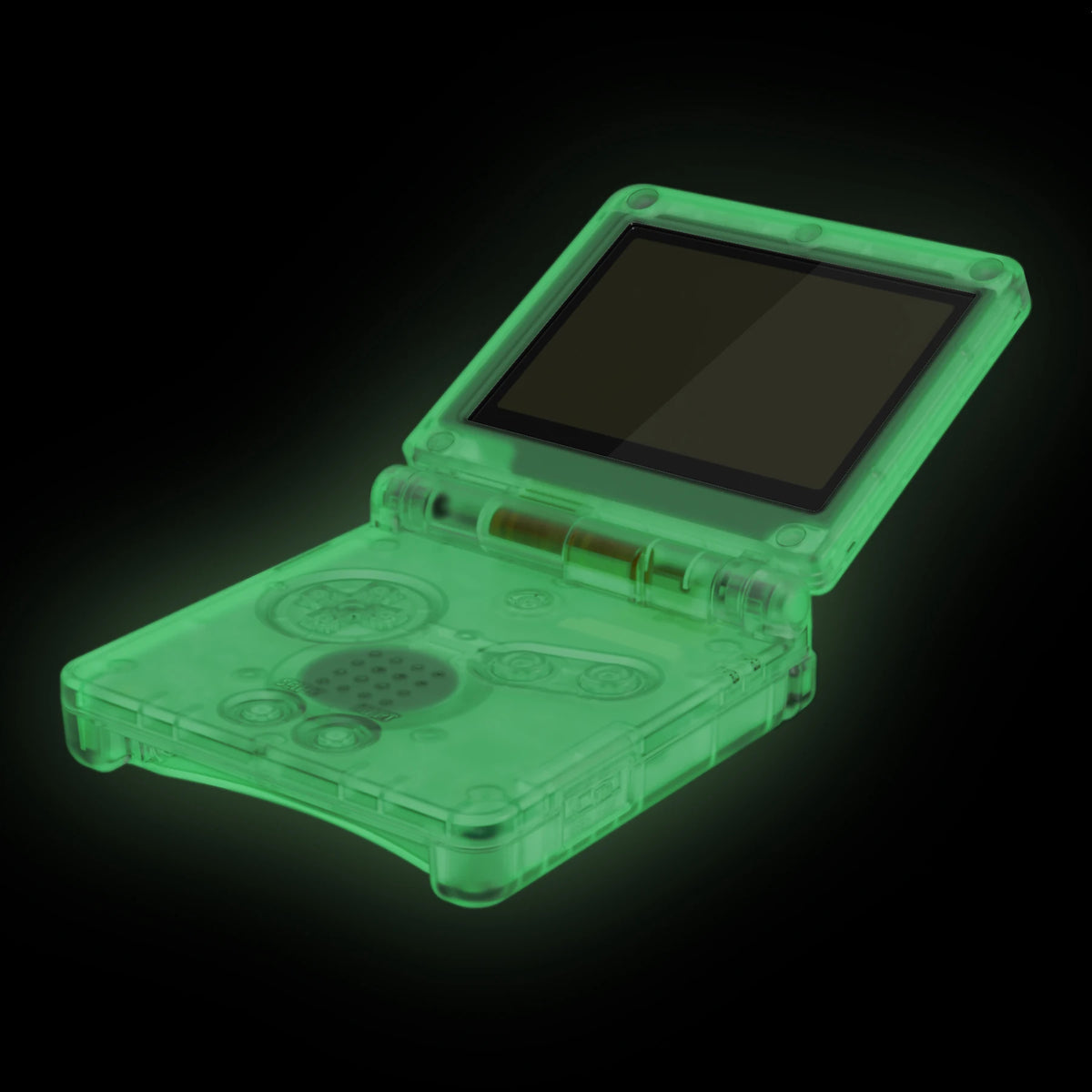 eXtremeRate IPS Ready Upgraded Clear Custom Replacement Housing Shell for Gameboy Advance SP GBA SP for Both IPS & Standard LCD